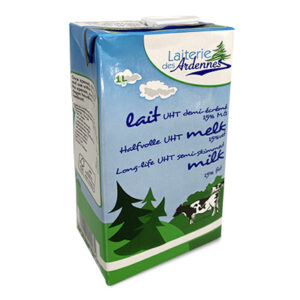 Lait demi écrémé  laiterie des Ardennes 1litre