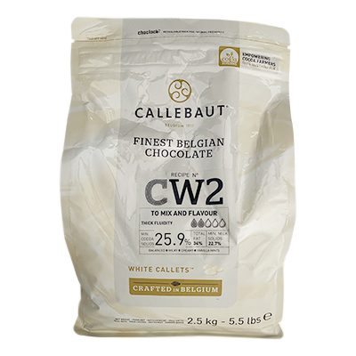 Chocolat Callebaut blanc callets sac de 2,5kg – La Chapelloise