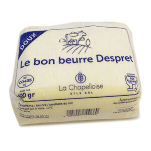 Le bon beurre Despret sans sel 500gr