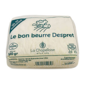 Le bon beurre Despret sel de Guérande 500gr