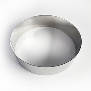 Cercle en inox 20 cm HT 5 cm de che FABRIMEX