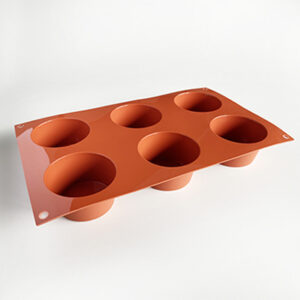 Moule 6 muffins en silicone de chez FABRIMEX