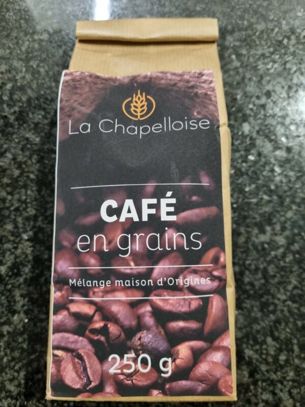 Café en grain mélange La Chapelloise 250 grammes
