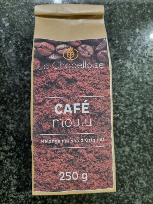 Café moulu mélange La Chapelloise 250grammes