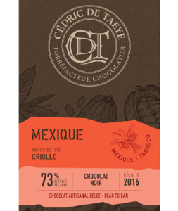 Tablette de chocolat Mexique 73% - 60 gr