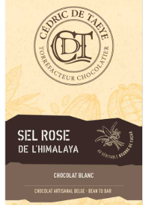 Tablette de chocolat Sel Rose de l'Himalaya - 60 gr