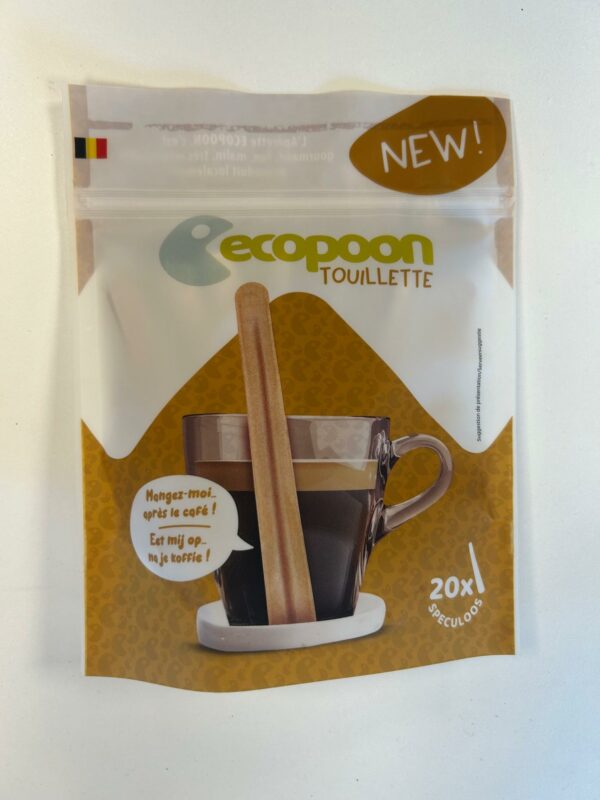 Touillettes Ecopoon spéculos 20 pièces